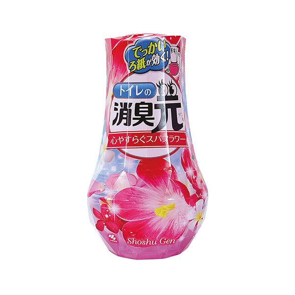 （まとめ）小林製薬 トイレの消臭元心やすらぐスパフラワー 400ml 1セット（3個）〔×5セット〕 【北海道・沖縄・離島配送不可】