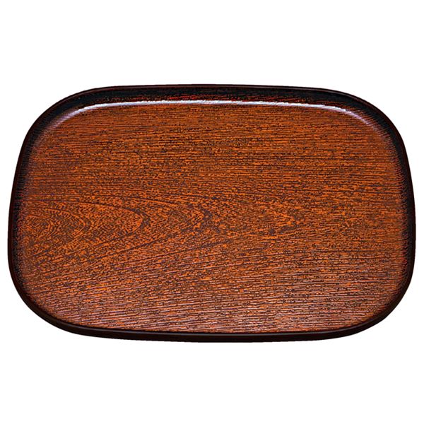 尺3大寿木目小判盆 栃天黒SL【代引不可】【北海道・沖縄・離島配送不可】