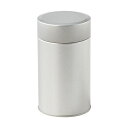(まとめ) イシダ 茶筒 シルバー 1個 〔×5セット〕