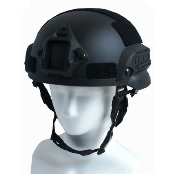 アメリカ軍特殊部隊MICH2002FASTヘルメットレプリカ ブラック 【北海道・沖縄・離島配送不可】