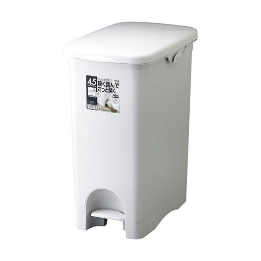 リス HOME&HOME ペダルペール スリム 45L グレー GPRB038 1台 リス HOME&HOME ペダルペール スリム 45L グレー GPRB038 1台