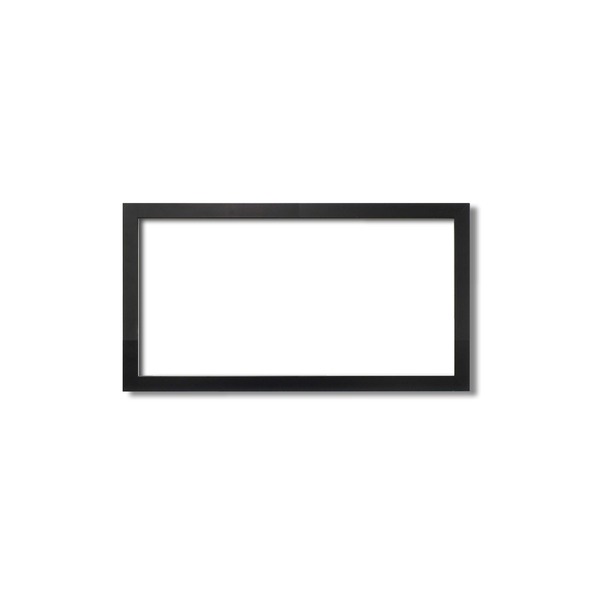 〔長方形額〕厚みのある作品収納可納 縦横兼用 横長額 厚み19mmまで 長方形額（400×200mm） 黒 【北海道・沖縄・離島配送不可】