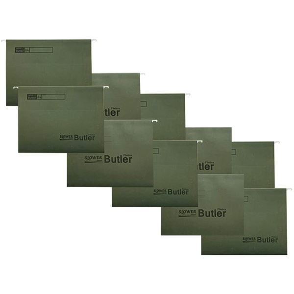 SLOWER（スロウワー） ファイルホルダー 同色10枚セット Butler（バトラー） オリーブ 〔本体別売〕 【北海道・沖縄・離島配送不可】