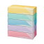 TANOSEE ティッシュペーパー5colors 200組/箱 1セット（60箱：5箱×12パック） 【北海道・沖縄・離島配送不可】