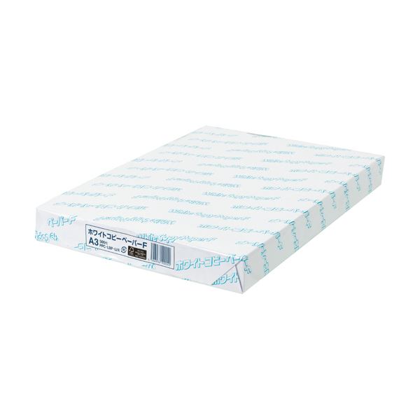 （まとめ）日本紙パルプ商事 ホワイトコピーペーパーF A3 PPCWCPFA3 1冊（500枚） 〔×5セット〕 【北海道・沖縄・離島配送不可】