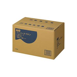 TANOSEE ペーパーナプキン 6つ折ウエーブ 5000枚入/箱 〔×10セット〕【代引不可】【北海道・沖縄・離島配送不可】