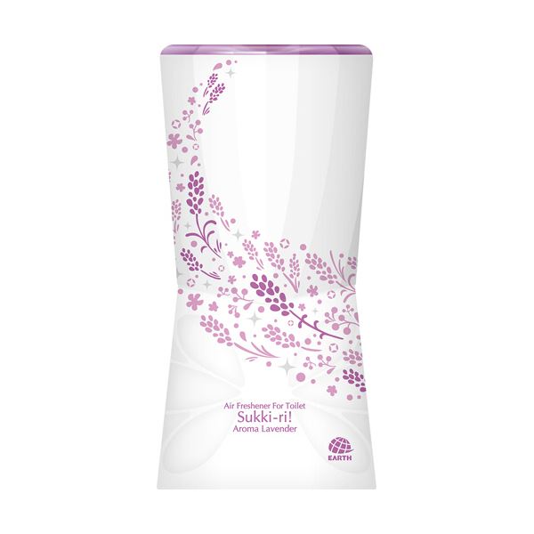 (まとめ)アース製薬 トイレのスッキーリ!アロマラベンダー 400ml 1セット(3個) 〔×5セット〕 【北海道・沖縄・離島配送不可】