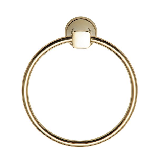 タオルリング/建築金物 〔ペールゴールド〕 W155×H169mm 浴室可 〔業務用 建材 建築金具〕【代引不可】【北海道・沖縄・離島配送不可】