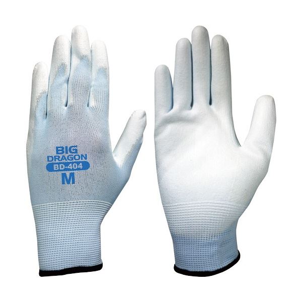 (まとめ) 富士グローブ ウレタンホワイトBD-404 M 7069 1パック(10双) 〔×3セット〕