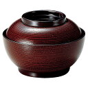 4.2寸 お好み椀/お椀 〔溜刷毛目 内黒 A〕 直径125×高さ86(58)mm 日本製 食洗機対応 〔和食 レストラン 店舗 お店〕【代引不可】【北海道・沖縄・離島配送不可】