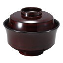 新4寸新 天竜寺椀/お椀 〔溜 TA〕 直径121×高さ99(66)mm 日本製 食洗機対応 〔和食 レストラン 店舗 お店〕【代引不可】【北海道・沖縄・離島配送不可】