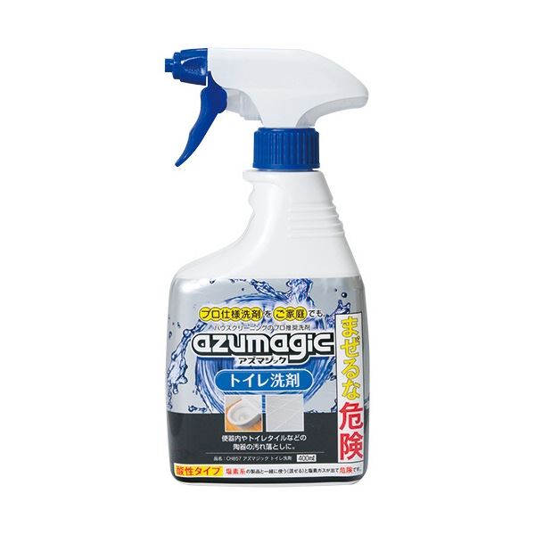 (まとめ) アズマ工業 アズマジック トイレ洗剤 400ml 707609530 1本 〔×5セット〕
