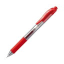 (まとめ) TANOSEE ノック式ゲルインクボールペン ニードルタイプ 0.5mm 赤 1本 〔×100セット〕【代引不可】【北海道・沖縄・離島配送不可】(3)