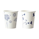 （まとめ）ファーストレイト ペーパーカップ Lインディゴ 花火・草原 150ml（5オンス）FR-5325 1パック（1000個）〔×2セット〕 【北海道・沖縄・離島配送不可】