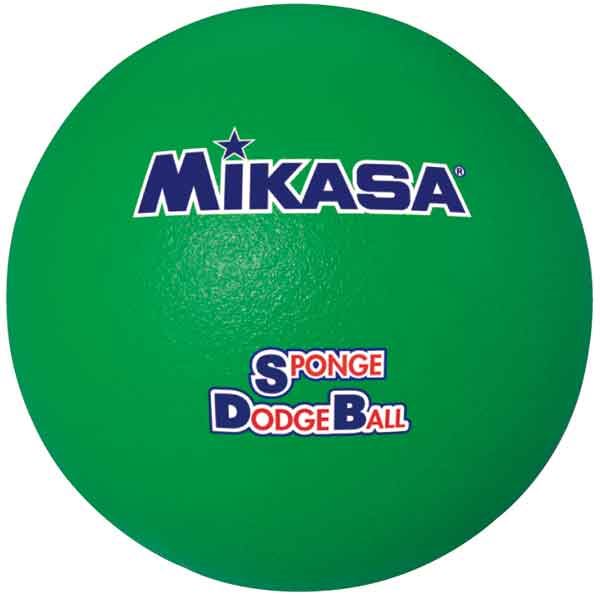 MIKASA（ミカサ）ドッジボール スポンジドッジボール グリーン 〔STD21〕 【北海道・沖縄・離島配送不可】