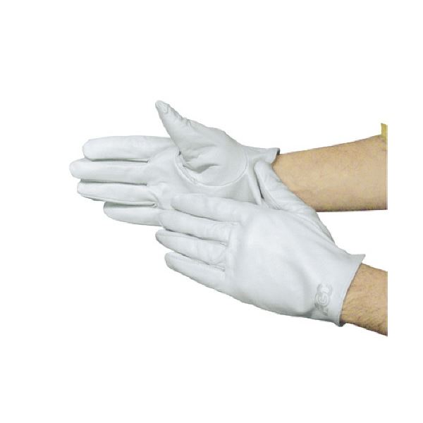 (まとめ) 富士グローブ F-801 白 M 5847 1双 〔×5セット〕