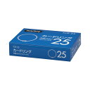 (まとめ) TANOSEE カードリング 内径25mm 1セット(100個:10個×10パック) 〔×10セット〕【代引不可】【北海道・沖縄・離島配送不可】