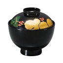 祥 隅丸椀/お椀 〔黒蔦 TA〕 直径101×高さ98(68)mm 日本製 食洗機対応 〔和食 レストラン 店舗 お店〕【代引不可】【北海道・沖縄・離島配送不可】