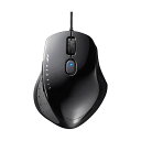 (まとめ) バッファロー 有線 BlueLED5ボタン ネオフィットマウス Mサイズ ブラック BSMBU510MBK 1個 〔×10セット〕【代引不可】【北海道・沖縄・離島配送不可】(2)