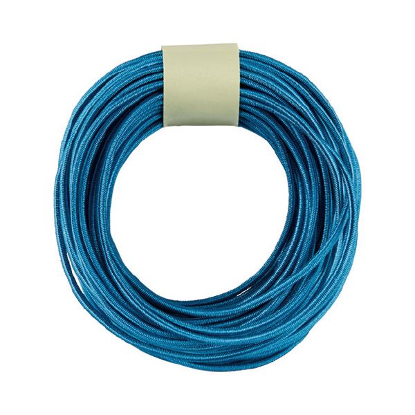 （まとめ）カラーゴム（10m巻） 青〔×5セット〕【代引不可】【北海道・沖縄・離島配送不可】