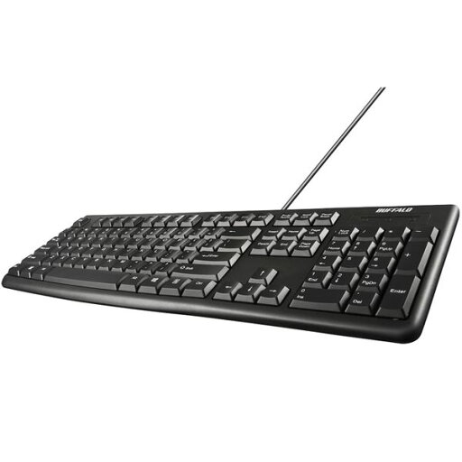バッファロー(サプライ) USB接続 有線スタンダードキーボード US English配列 ブラック【代引不可】【北海道・沖縄・離島配送不可】 バッファロー(サプライ) USB接続 有線スタンダードキーボード US English配列 ブラック【代引不可】【北海道・沖縄・離島配送不可】