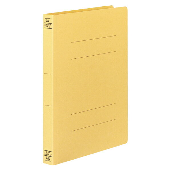 （まとめ買い）コクヨ フラットファイルW 厚とじ A4縦 25ミリとじ 黄 フ-W10NY 〔10冊セット〕【北海道・沖縄・離島配送不可】