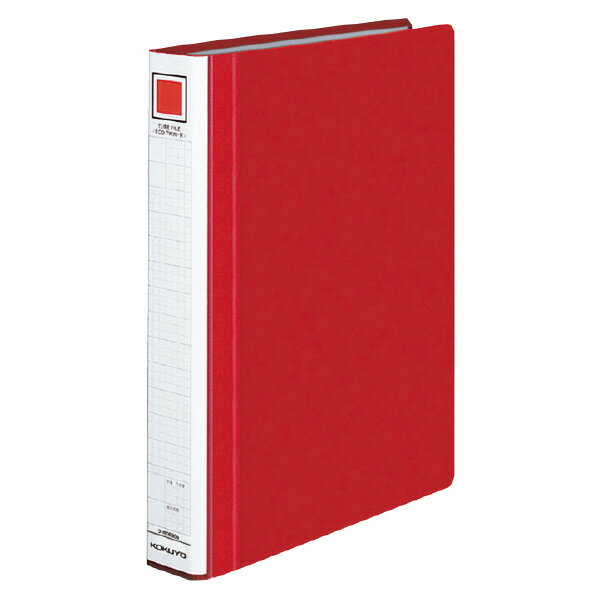 コクヨ チューブファイル エコツインR S型 A4縦 30ミリとじ 2穴 赤 フ-RT630R【北海道・沖縄・離島配送..