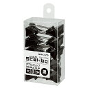 (まとめ買い)コクヨ ダブルクリップ Scel-bo 大 黒 10個入 口幅32mm クリ-J33D 〔×5〕【北海道・沖縄・離島配送不可】(3)