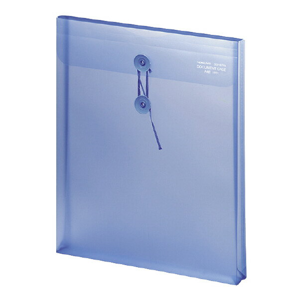 コクヨ ドキュメントケース A4タテ クリヤーブルー クケ-874B【北海道・沖縄・離島配送不可】