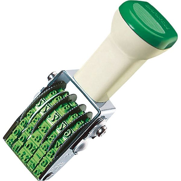 【メール便発送】コクヨ 回転印 欧文日付 5号・明朝体 IS-D5N【代引不可】