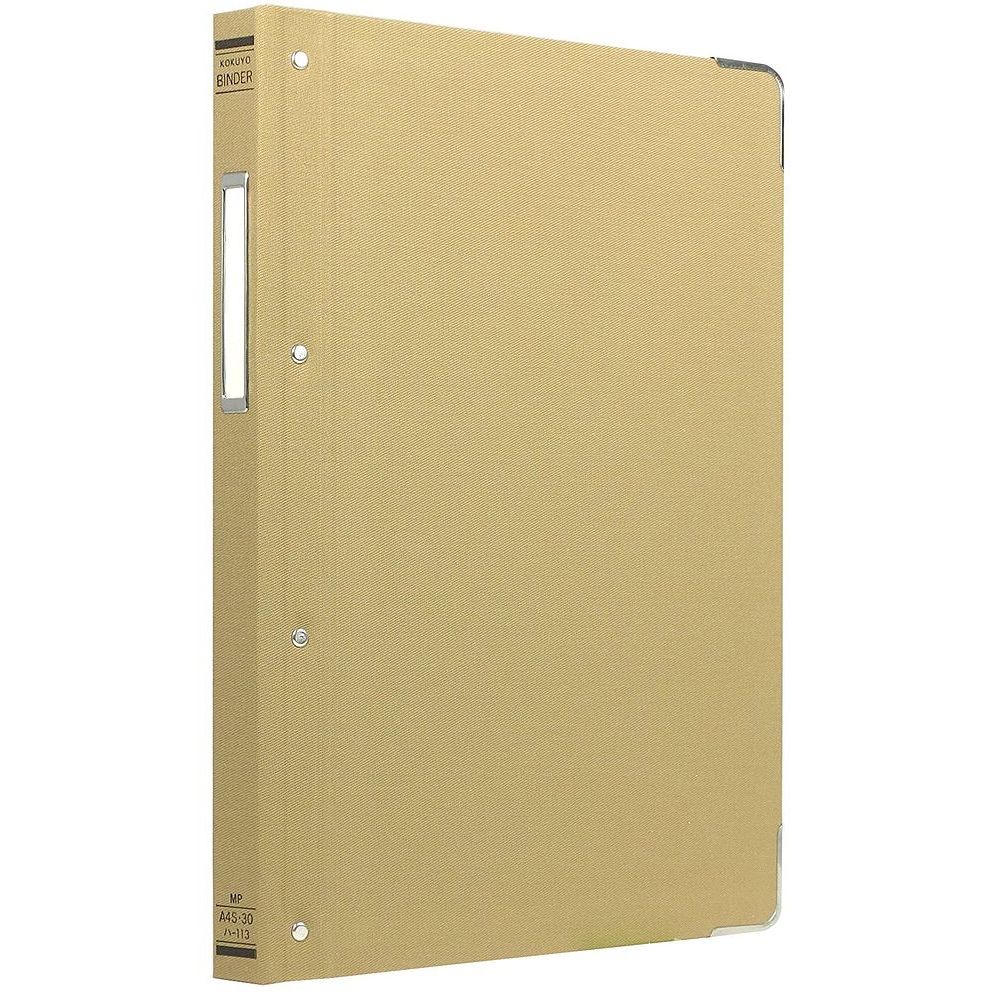 Other - （まとめ買い）コクヨ バインダーMP 布貼 A4 縦 角金付 30穴 100枚収容 ハ-113 〔3冊セット〕【北海道・沖縄・離島配送不可】
