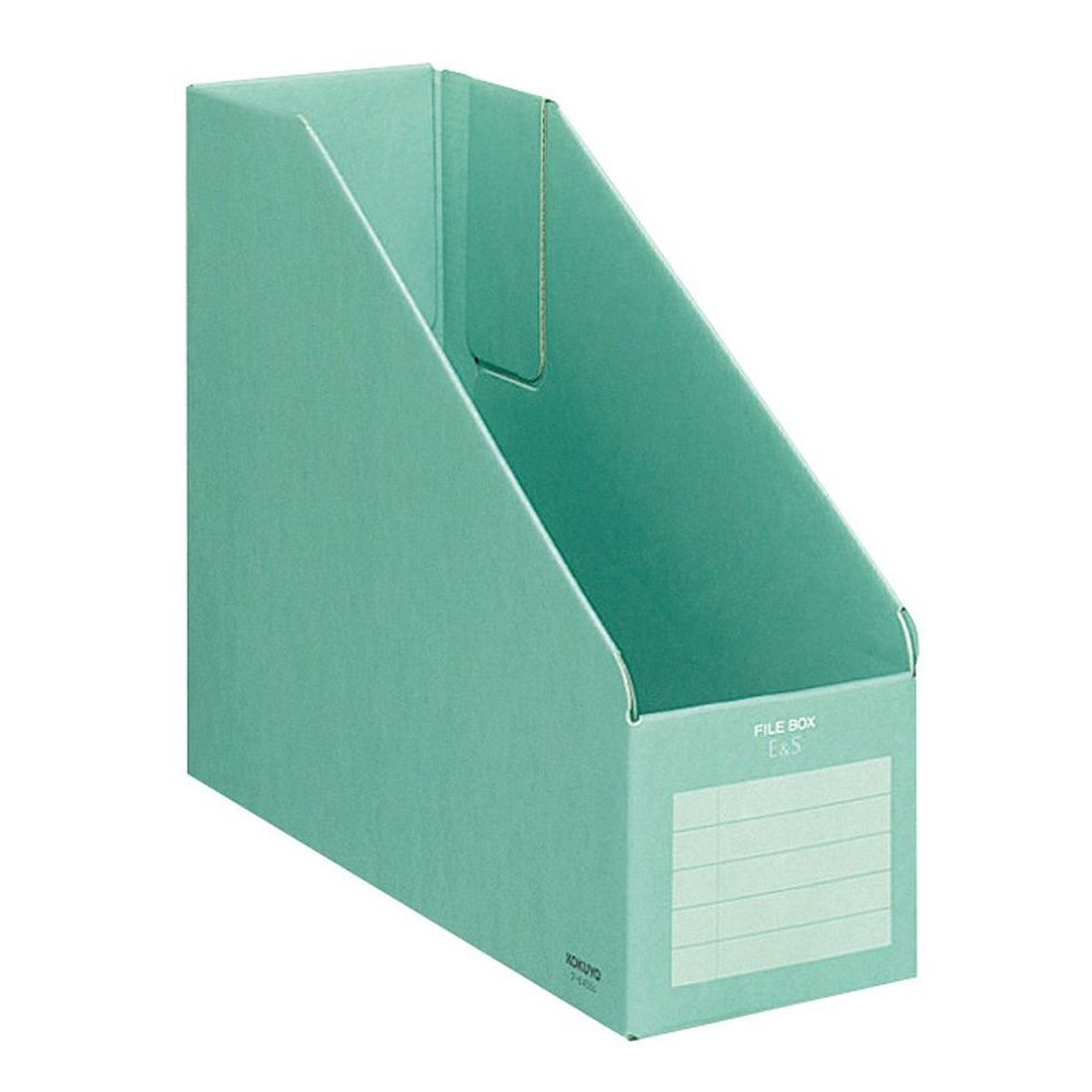 Magazine Boxes - コクヨ ファイルボックス 縦・横兼用 収納幅94mm 緑 フ-E455G【北海道・沖縄・離島配送不可】