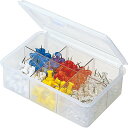 (まとめ買い)コクヨ プラスチック画鋲 ダルマタイプ 120本入り 5色セット カヒ-S20 〔×3〕【北海道・沖縄・離島配送不可】
