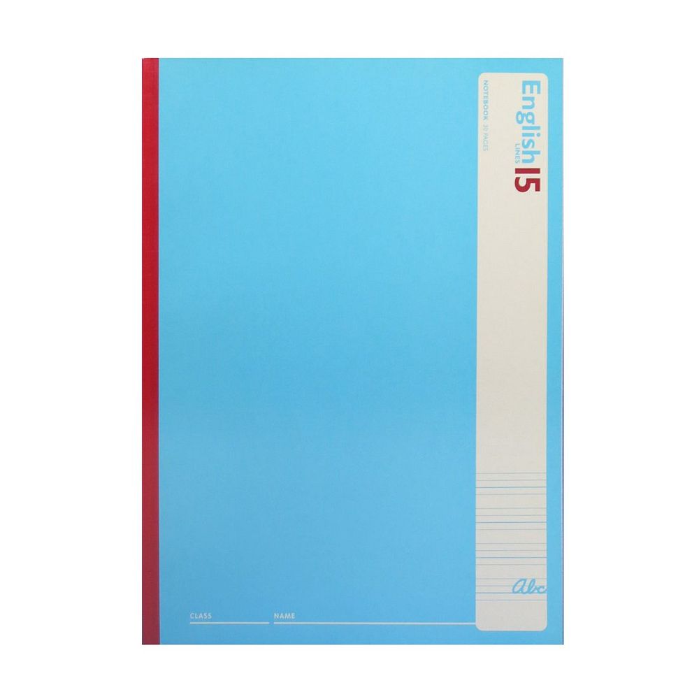 【メール便発送】コクヨ 英習帳 無線とじ 英習罫 15段 並罫 セミB5 30枚 ノ-G3F15N 【代引不可】