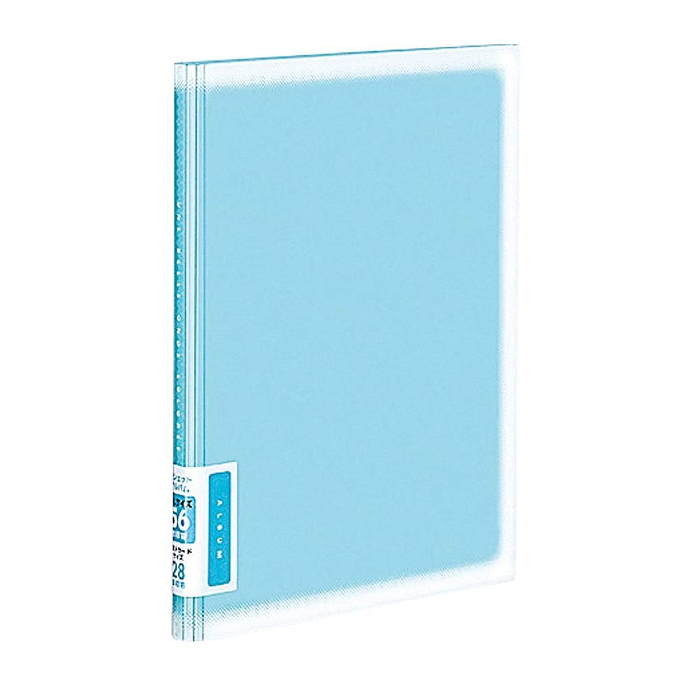 【メール便発送】コクヨ ポシェットアルバム コロレー A5ワイド ポケット台紙 ブルー ア-NPV10B 【代引不可】