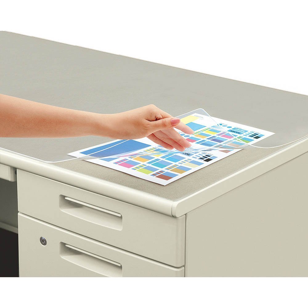 （まとめ買い）コクヨ デスクマット 軟質(オレフィン系樹脂) 下敷き付 1447×717 マ-1812M 〔×3〕【北海道・沖縄・離島配送不可】