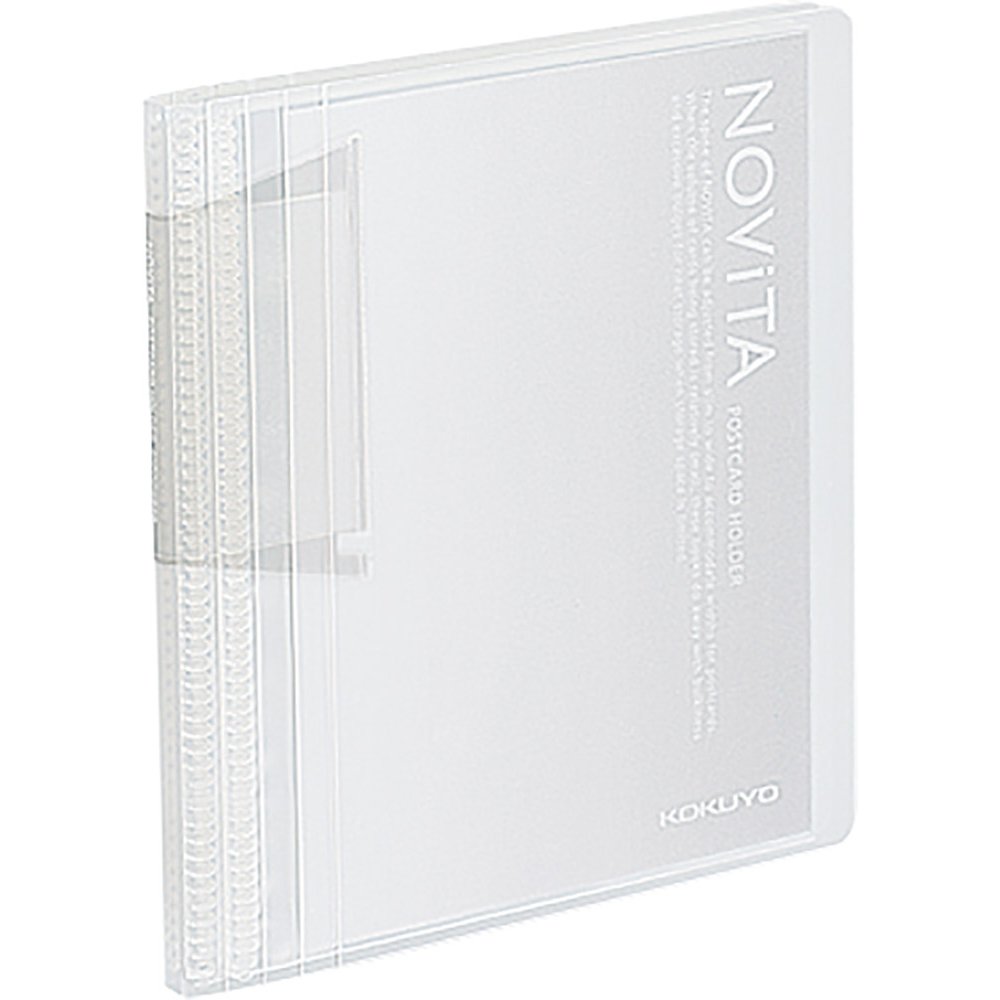 【メール便発送】コクヨ ポストカードホルダー ノビータ 固定式 A6 60ポケット 透明 ハセ-N60T 【代引..
