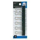 【メール便発送】コクヨ ダブルクリップ 小サイズ 口幅19mm スライドパック入 6個 クリ-35B 【代引不可】(3)