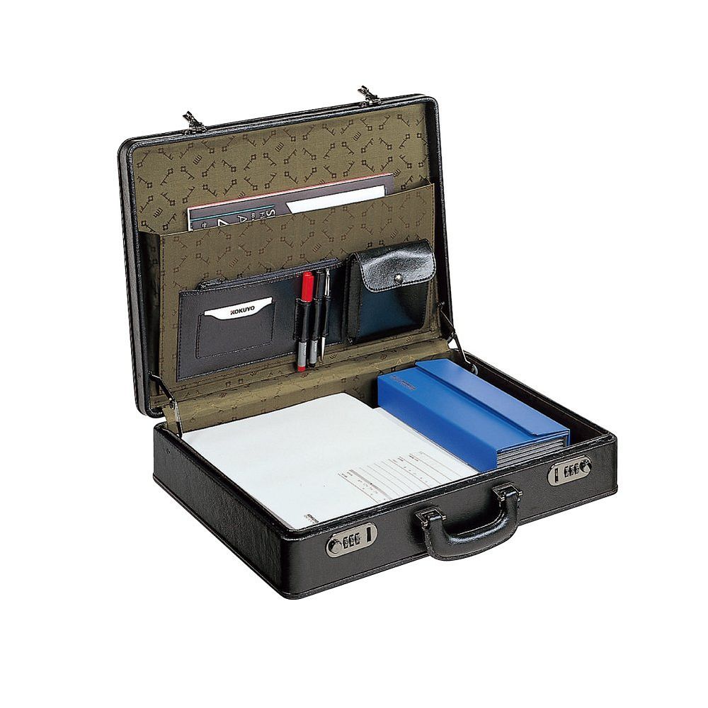 （まとめ買い）コクヨ ビジネスバッグ アタッシュケース 軽量タイプ B4 カハ-B4B22D 〔×3〕【北海道・..