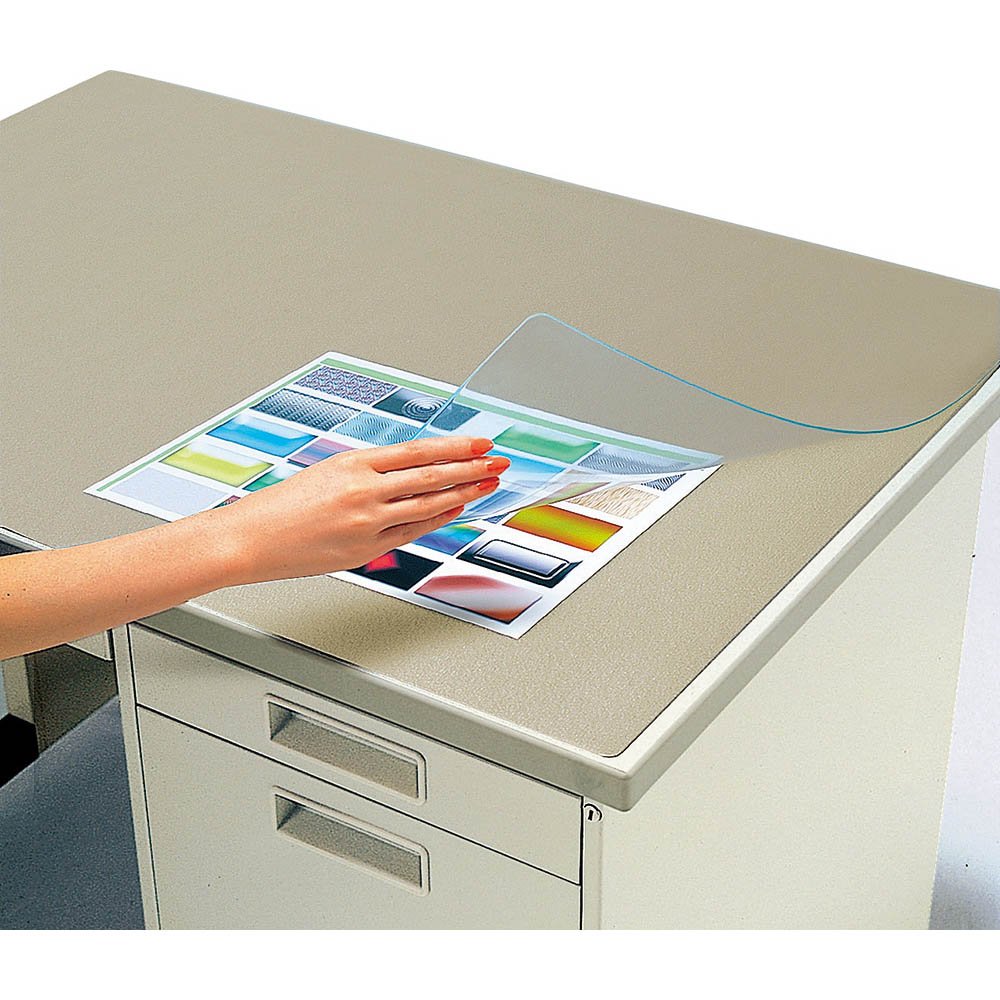 （まとめ買い）コクヨ デスクマット 軟質(再生オレフィン系樹脂) 下敷き付 987×687 マ-807NM 〔×3〕【北海道・沖縄・離島配送不可】