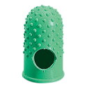 (まとめ買い)コクヨ 穴あき事務用指サック 抗菌仕様 サイズ小々 グリーン メク-6 〔20個セット〕【北海道・沖縄・離島配送不可】