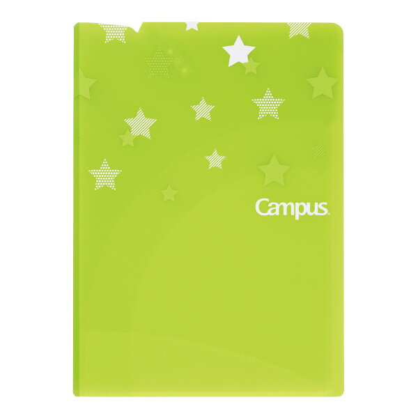 （まとめ買い）コクヨ キャンパス プリントファイル 見開き A4(A3見開き) ライトグリーン フ-C755LG 〔5枚セット〕【北海道・沖縄・離島配送不可】