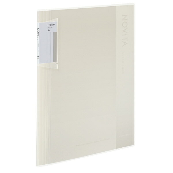 【商品説明】●背幅が約6倍広がる/書類の量に合わせて背幅が変わるので、いつでもコンパクトに書類を収容できます。●書類が少なくてもかさばらない/書類が少なくても背幅がかさばらず、無駄なスペースを作りません。使い始めから、コンパクトに保管できます。●書類が多くてもかさばらない/大量の書類を入れても、書類が丸まることなくすっきり収容。ファイルが膨らまないので、表紙もぴったり閉じることができます。●収容枚数／約500枚※製品の収容枚数は、20ポケット：約400枚、40ポケット：約500枚,60ポケット：約600枚です。なお、1ポケットの最大収容枚数は20枚です。（PPC用紙64g/m2換算）【仕様】●表紙/R-PP、ポケット/PP●替背紙式●中紙なし●サイズ：A4-S●外寸法（高さ・幅・背幅）：307・251・8〜50※●ポケット枚数：40枚●備考：●再生材配合率/表紙：R-PP10％ ●表紙厚：1.0mm、ポケット厚：0.05mm　※気候等により若干変化することがあります。