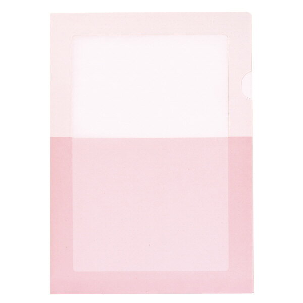 コクヨ ペーパーホルダー 紙製ホルダー オール紙 (窓付き) A4 5枚入り ピンク フ-RKM750P 【北海道・沖..