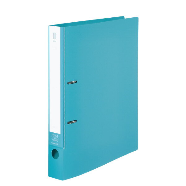 （まとめ買い）コクヨ リングファイル NEOS A4 縦 330枚とじ ターコイズブルー フ-NE440B 〔5冊セット..