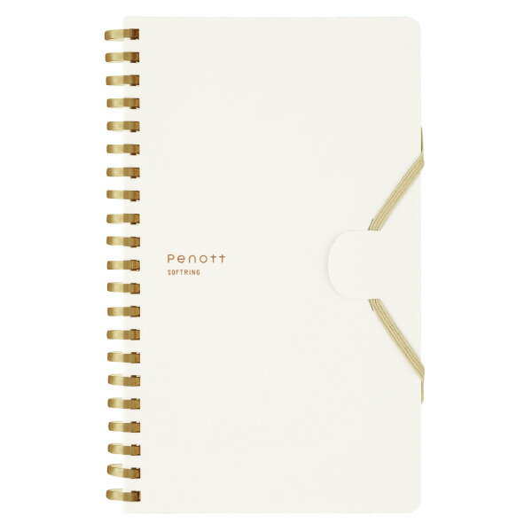 （まとめ買い）コクヨ ソフトリングノート ぺノット 5mm方眼罫 B6変形 70枚 ホワイト ス-SP147S5-W 〔5..