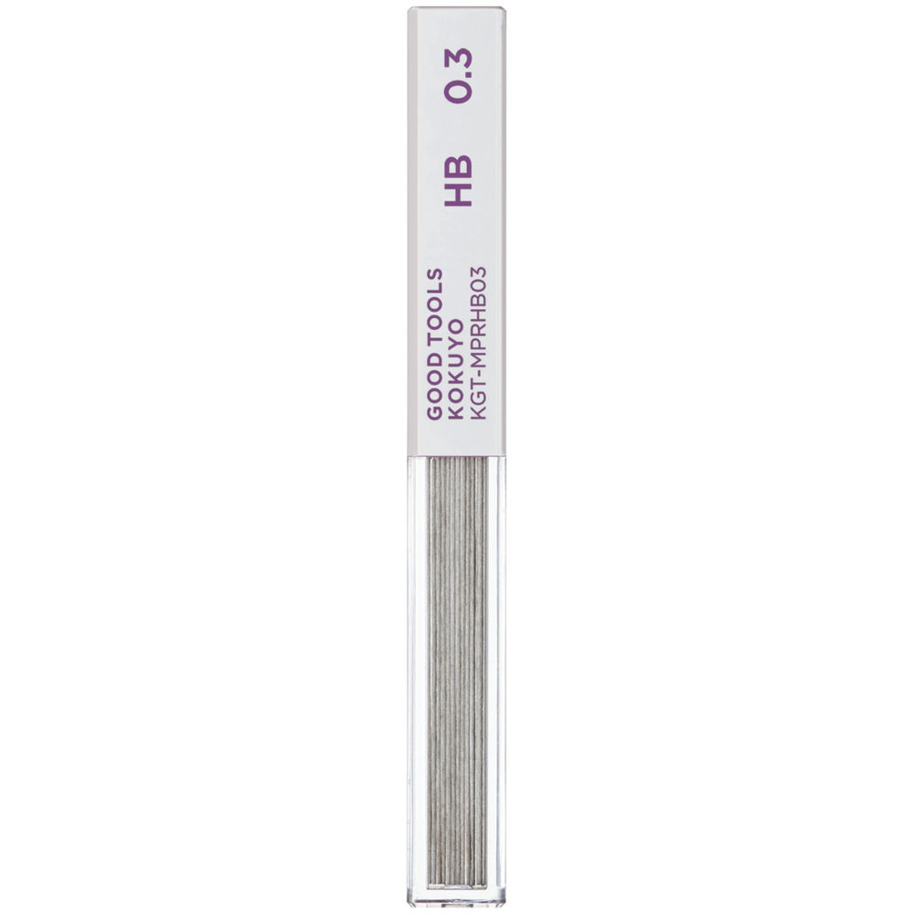 （まとめ買い）コクヨ GOOD TOOLS シャープ替芯 HB 0.3mm 15本 KGT-MPRHB03W 〔×10〕 
