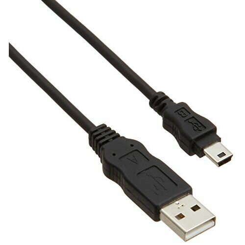 エレコム USBminiケーブル RoHS指令準拠 USB A オス-USB miniB オス 3.0m ブラック USB-ECOM530