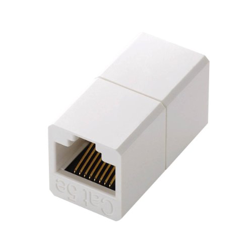 【メール便発送】エレコム コンパクトRJ45延長コネクタ LD-RJ45JJ5Y2【代引不可】