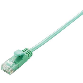 【メール便発送】エレコム Giga bitやわらかLANケーブル（Cat6準拠） LD-GPY/G1【代引不可】